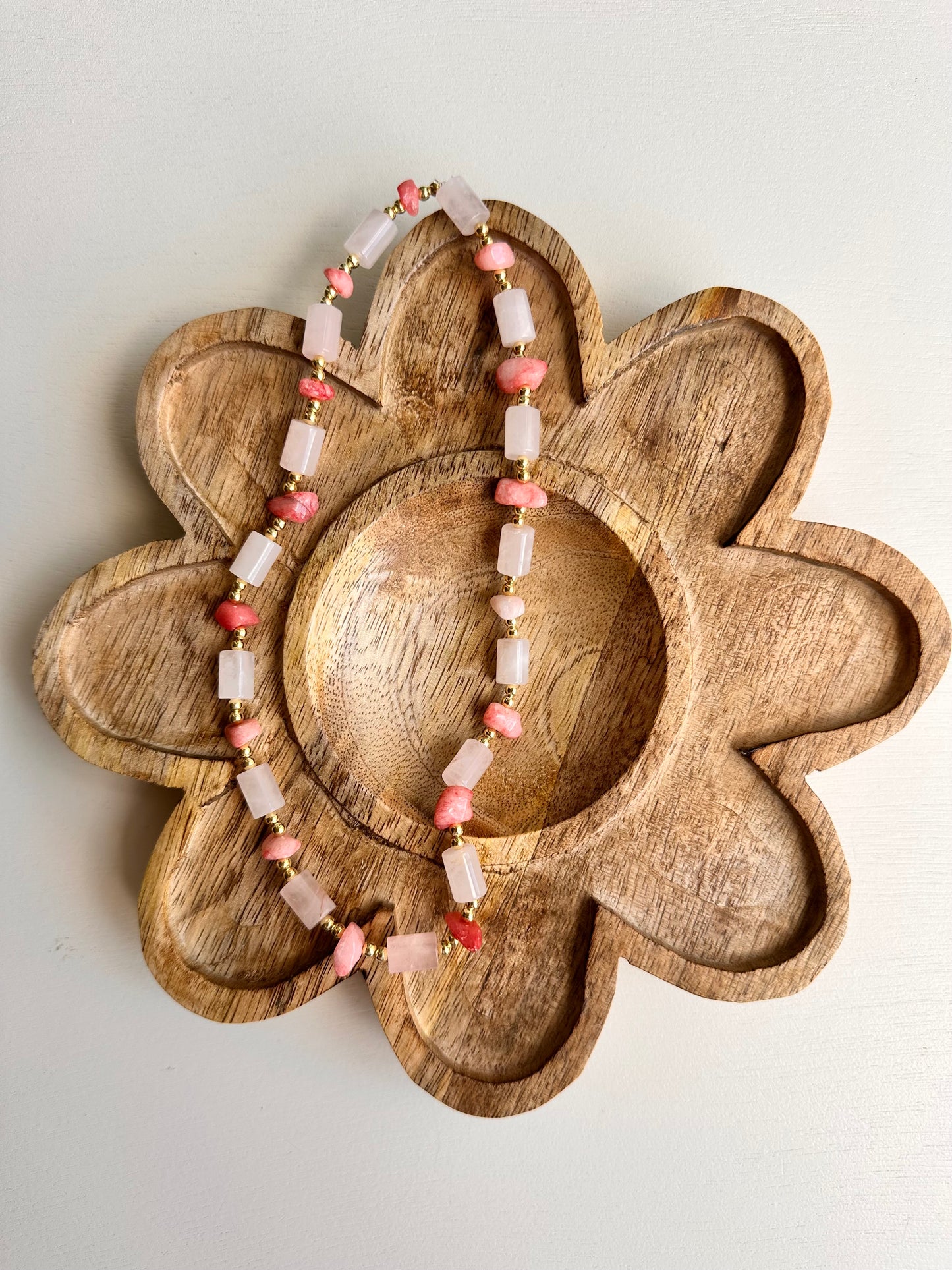Pink with Stones
