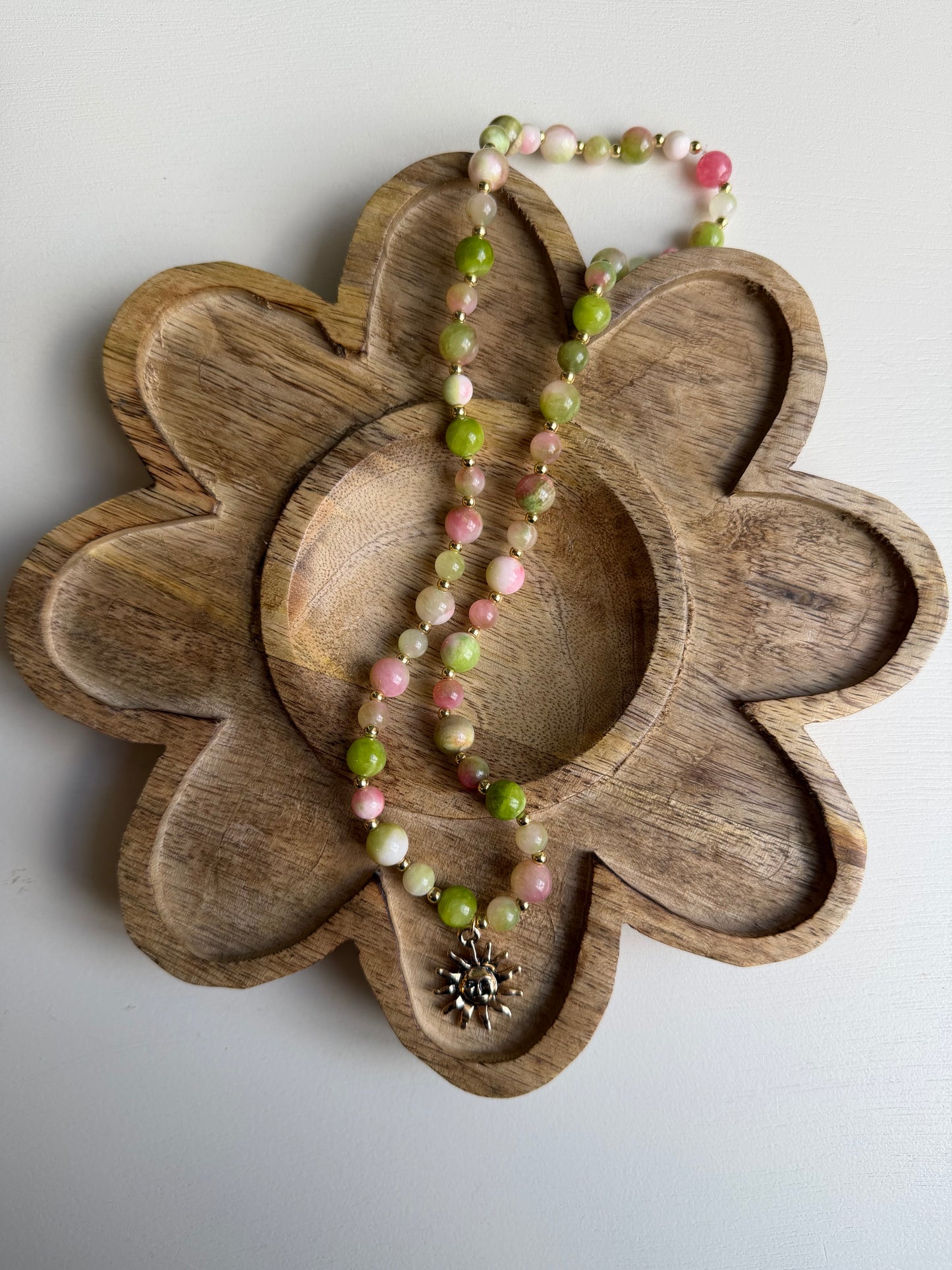Green/Pink with Sun Charm