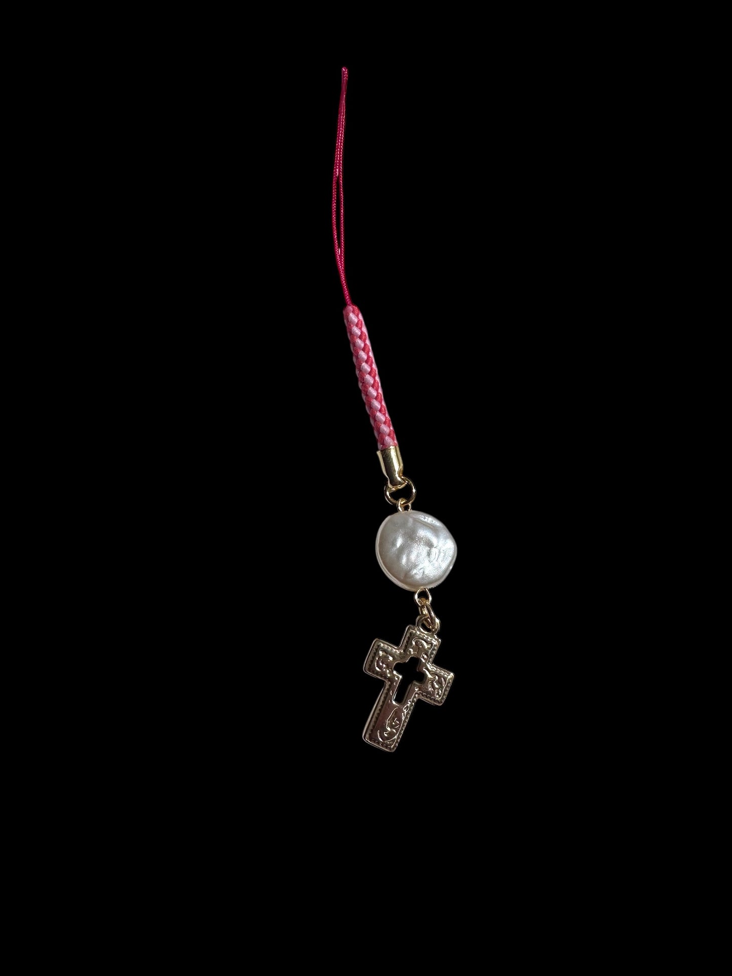 Pinks with Pearl and Cross