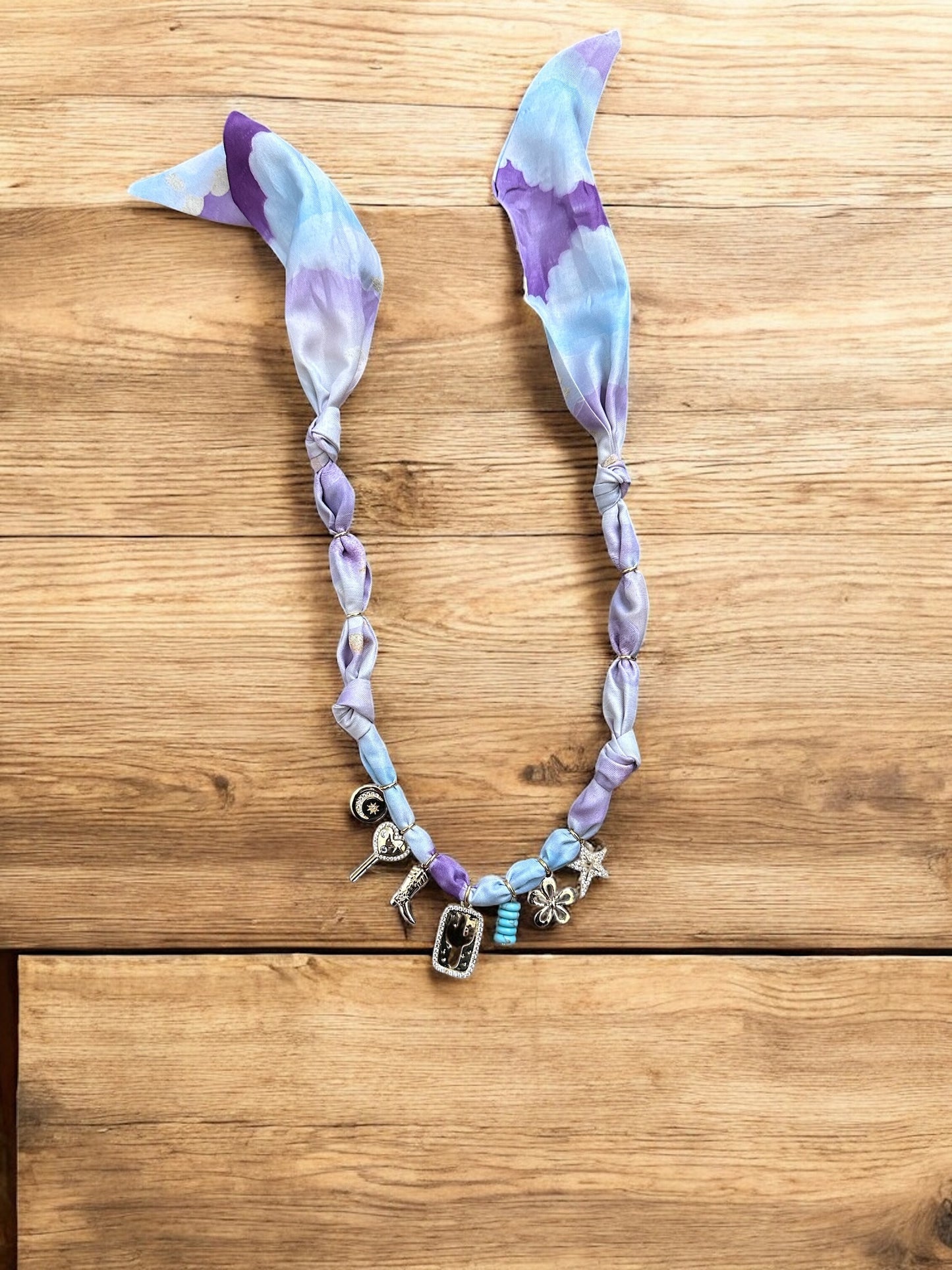 Purple and Blue with Cactus