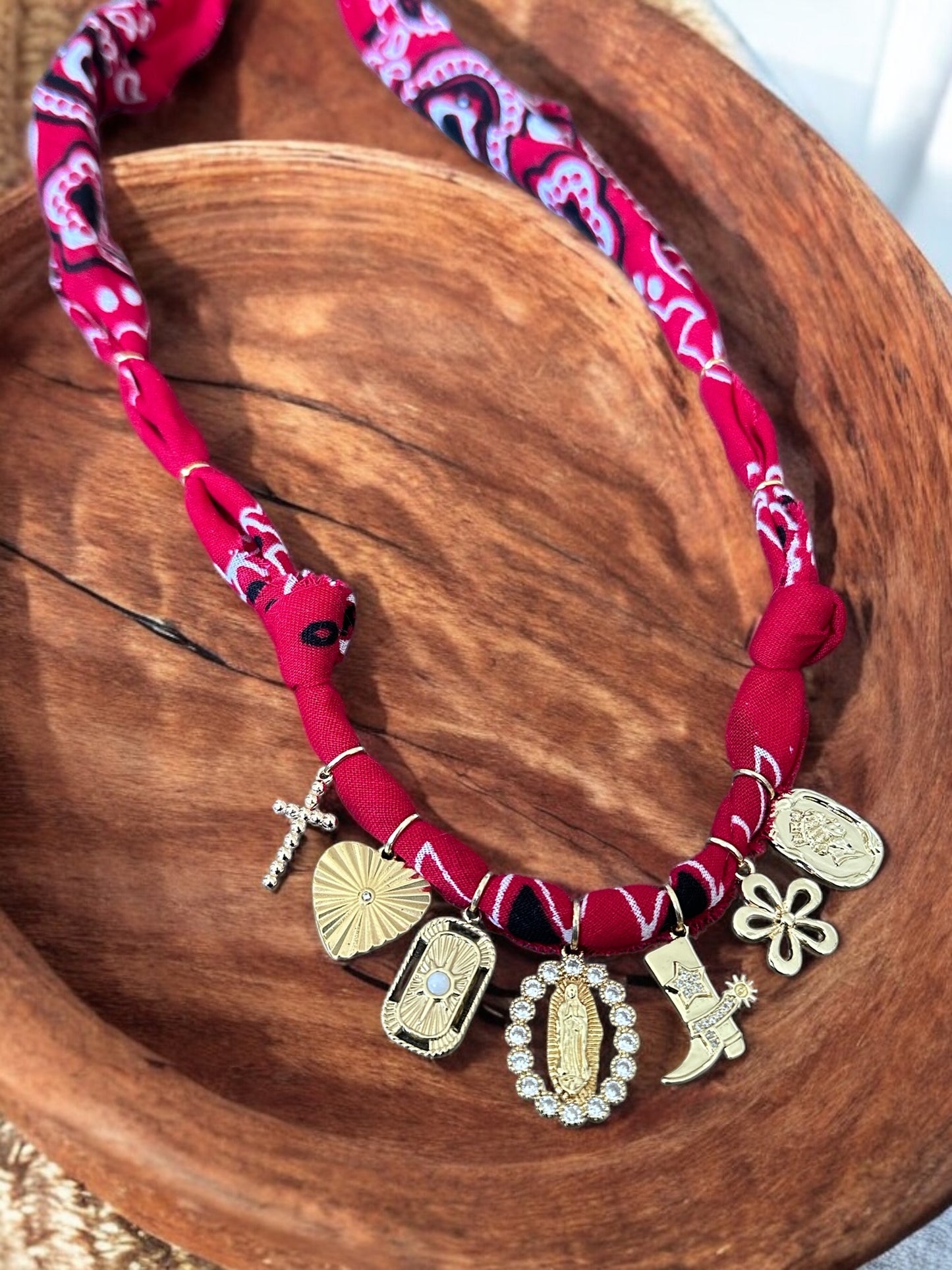 Red with Virgin Mary