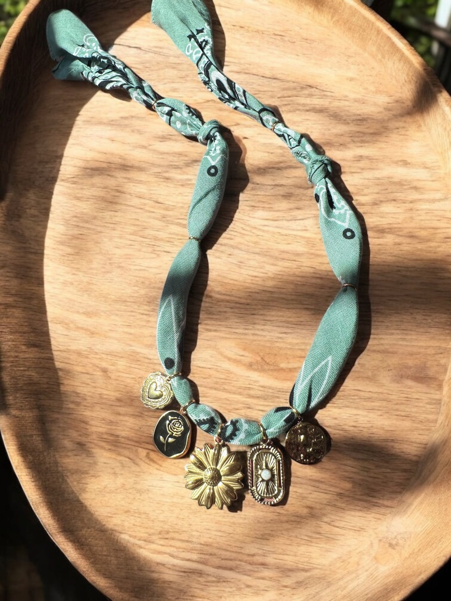 Light Green with Large Flower
