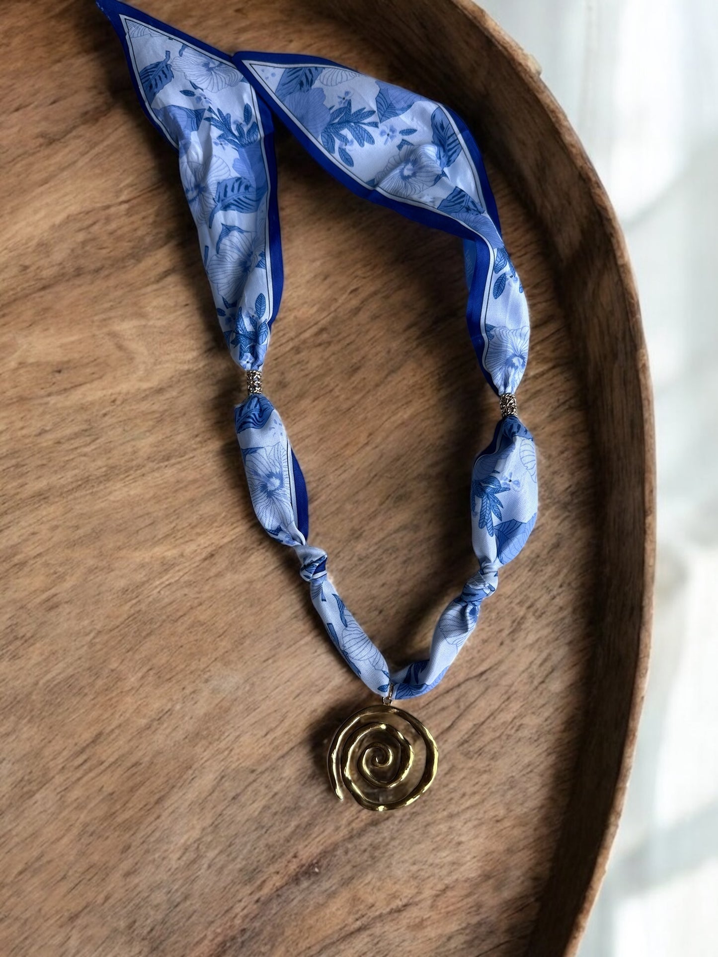 Blue with Large Swirl