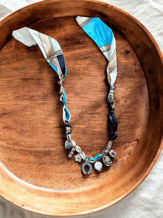 Teal, Black and Cream with Teal Horseshoe