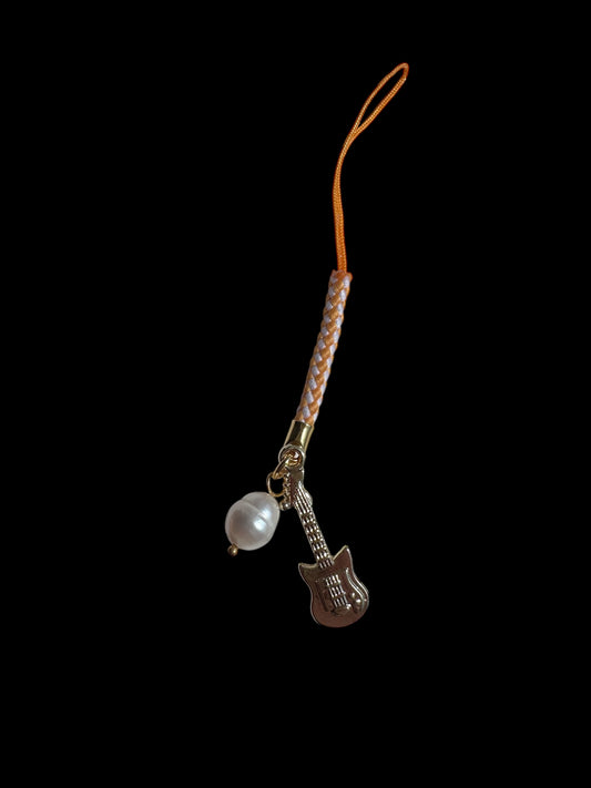 Orange and White with Guitar and Pearl