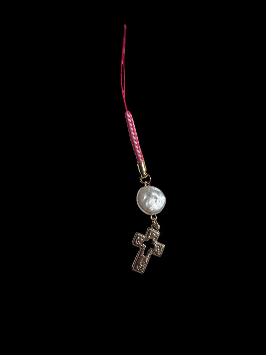 Pinks with Pearl and Cross