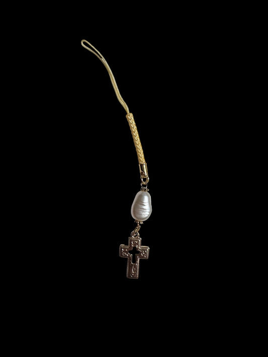 Yellow with Pearl and Cross