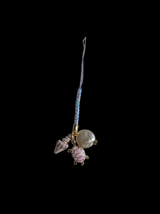 Blue and Purple with Pearl, Turtle and Shell