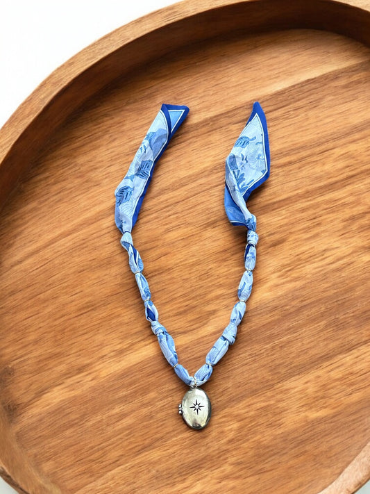 Blue with Locket