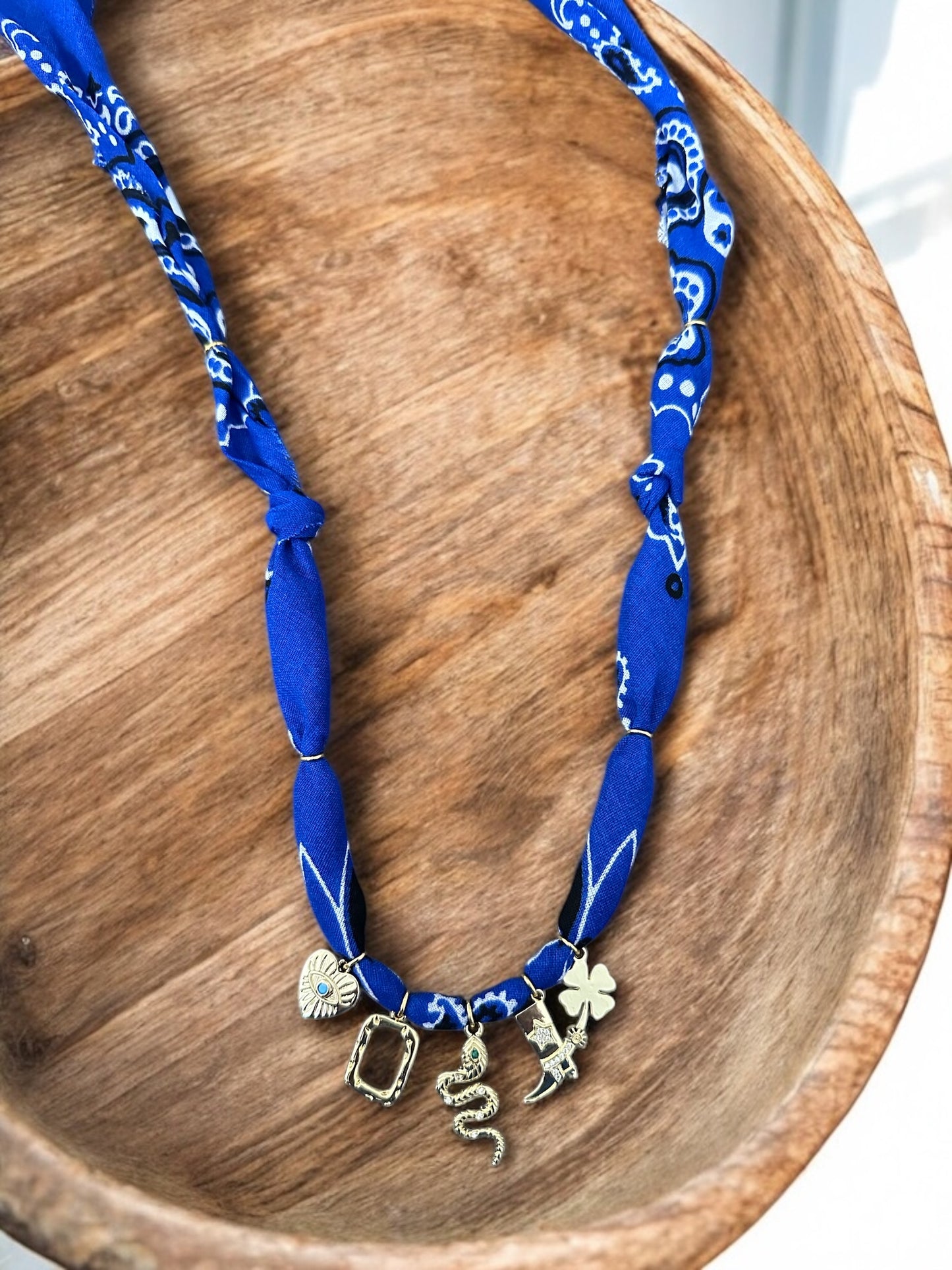 Royal Blue with Snake