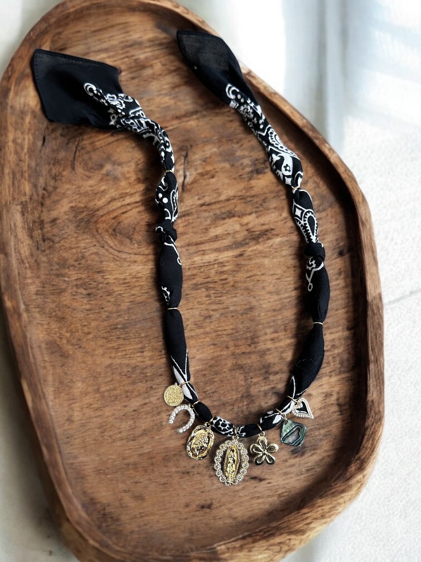 Black with Virgin Mary