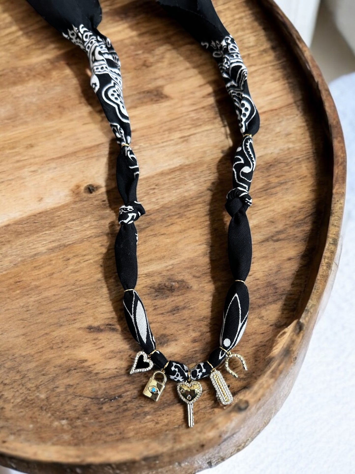 Black with Heart Key