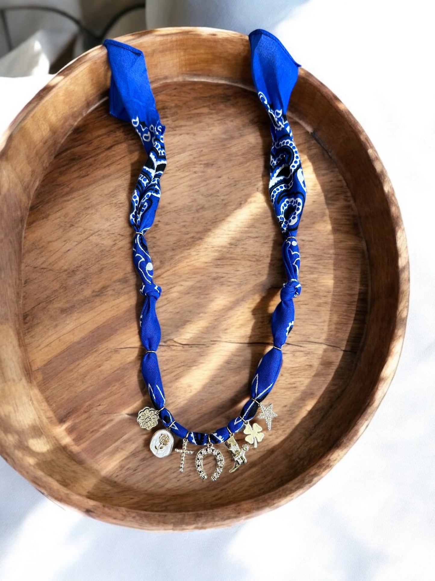 Royal Blue with Horseshoe