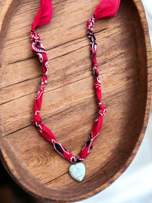 Red with Marble Heart