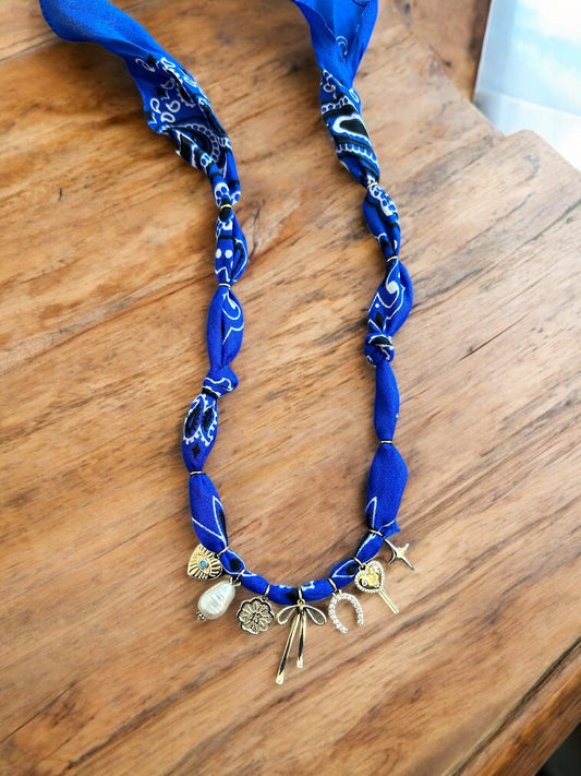 Royal Blue with Bow