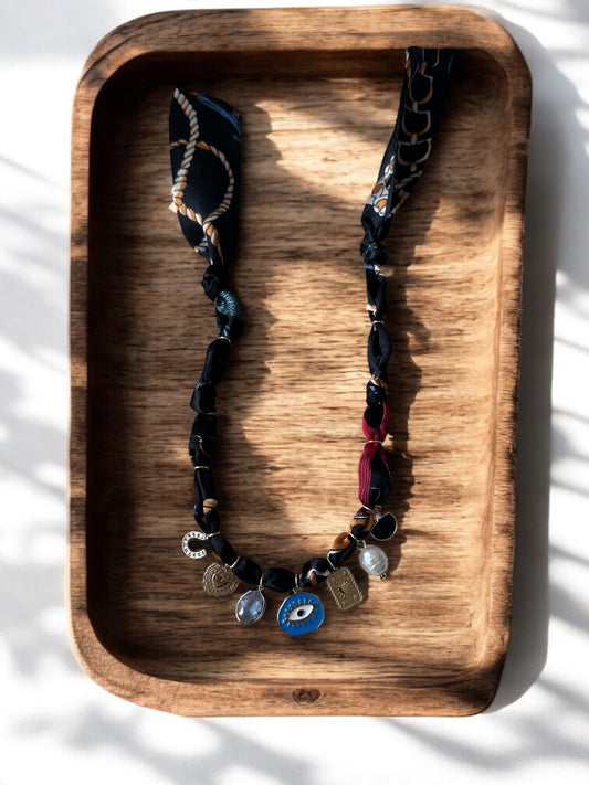 Black with Blue Evil Eye