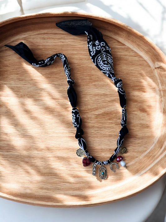 Black with Sunburst Pendant